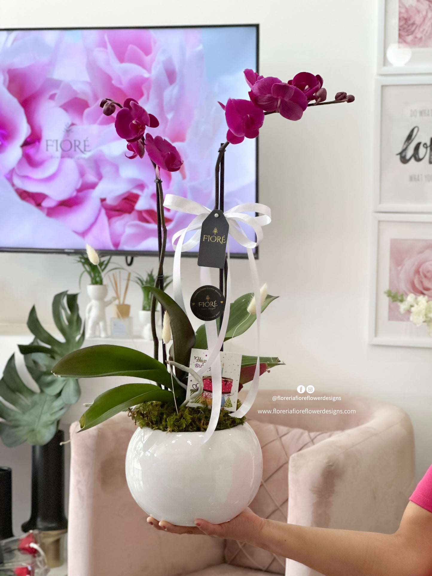 Orquídea en Base