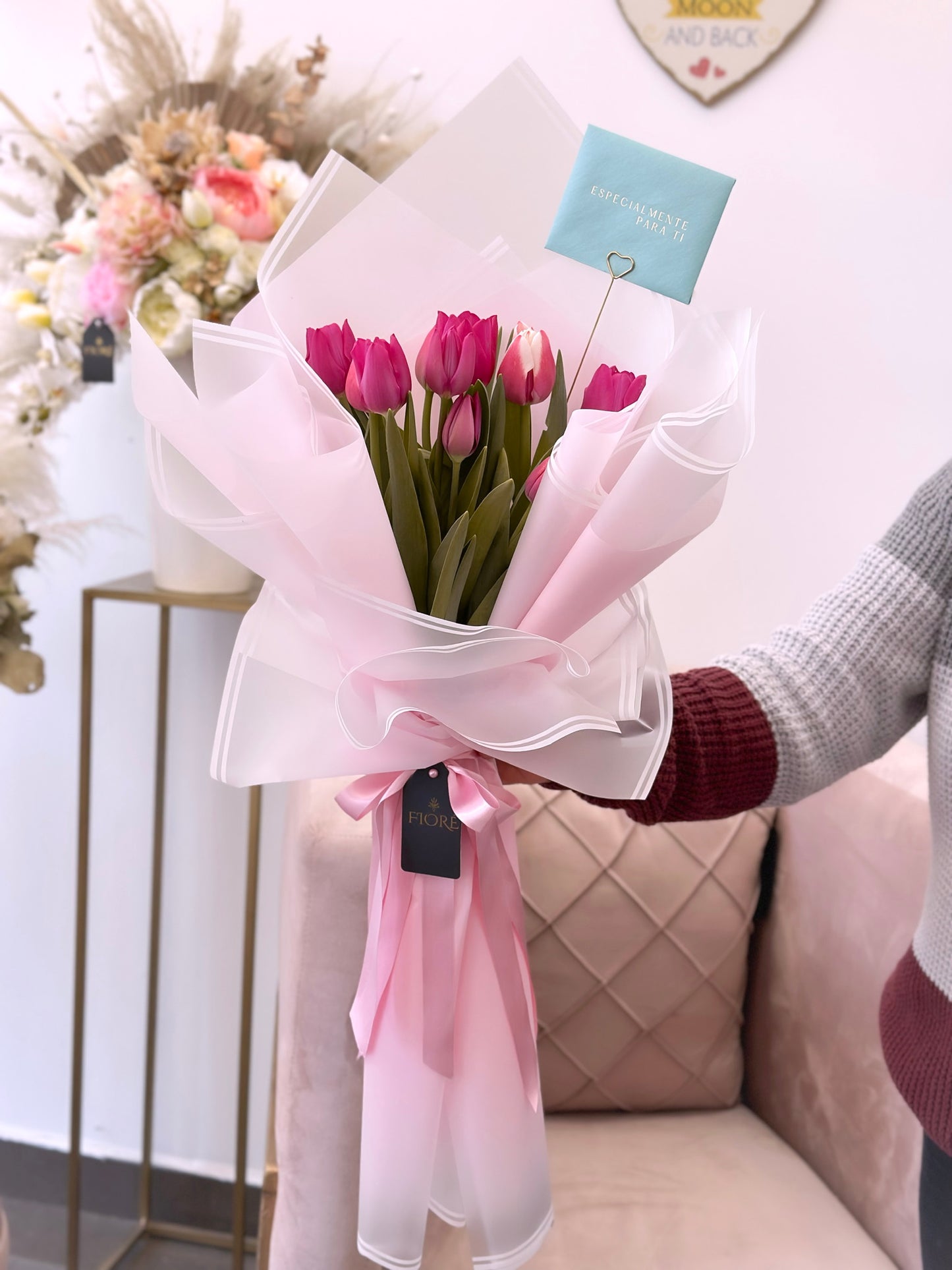 Bouquet of 10 tulips