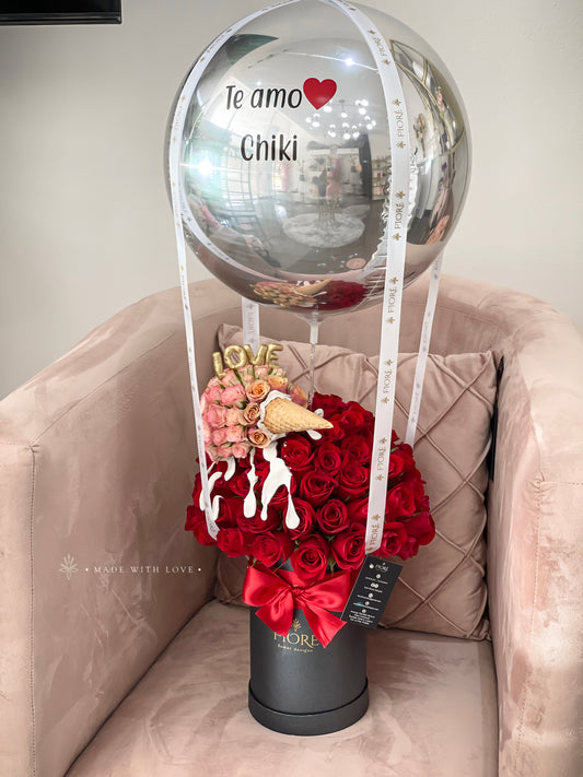 Roses & Balloons Box