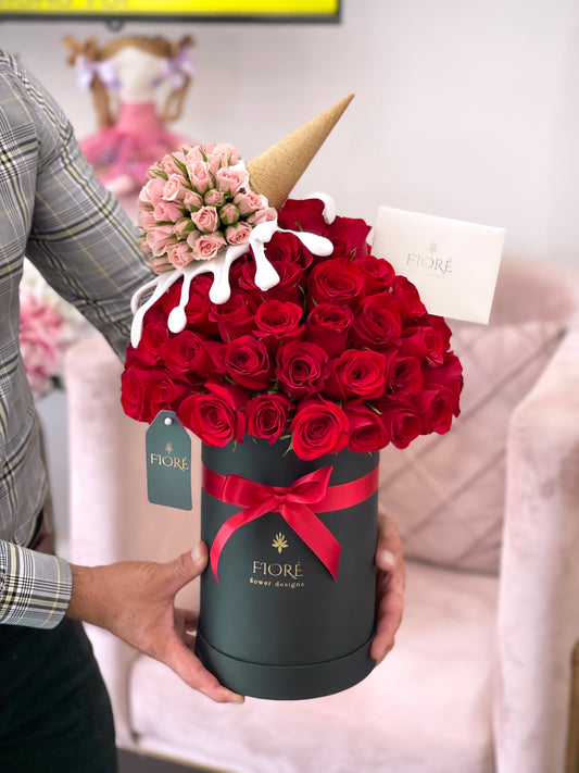 Box Rosas & Ice Cream