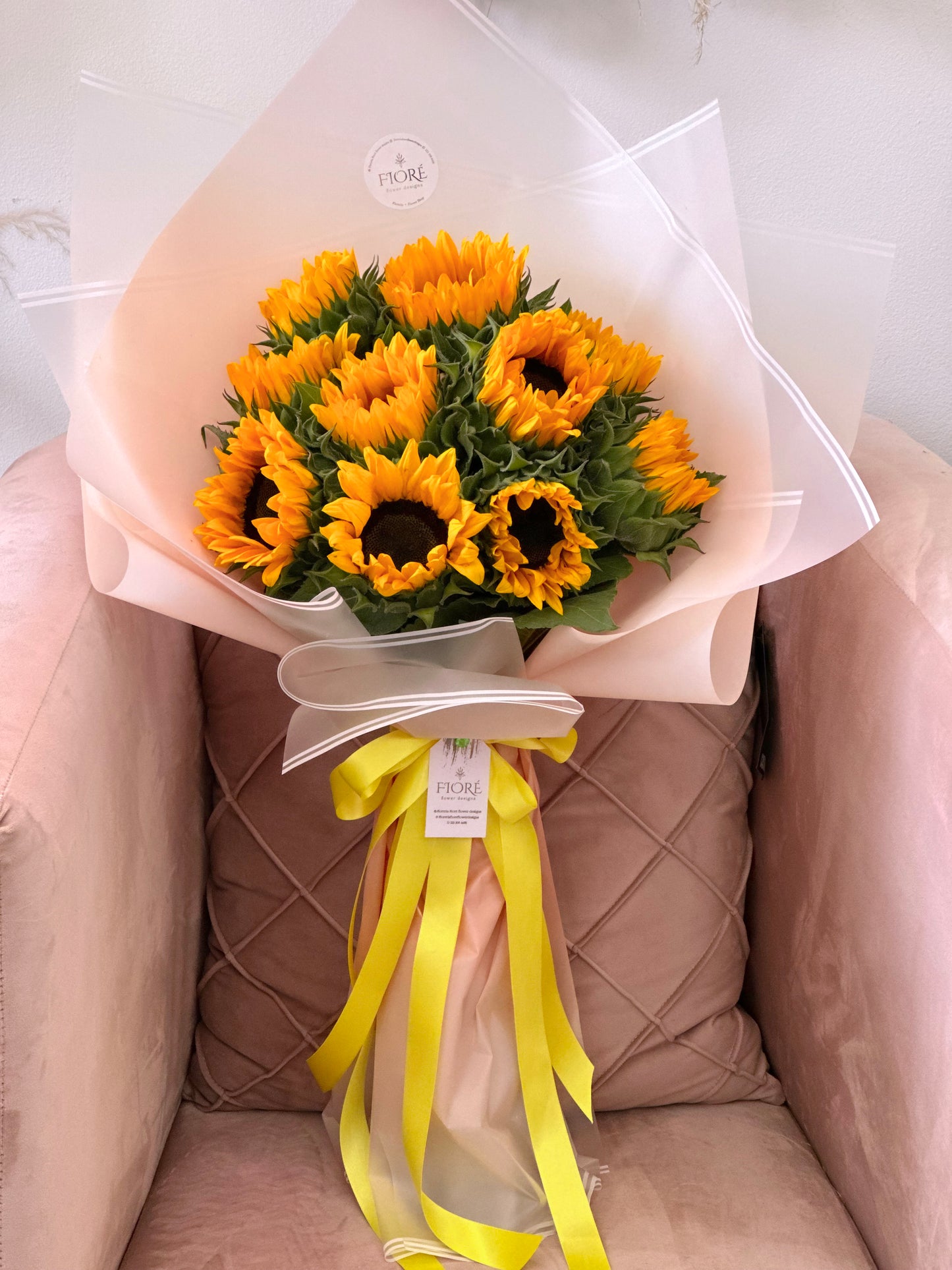 Bouquet de 10 girasoles